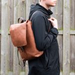 leder rucksack herren
