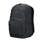 schwarzer rucksack