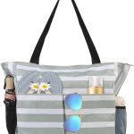 strandtasche mit reißverschluss