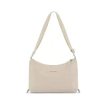 umhängetasche beige