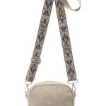 umhängetasche beige