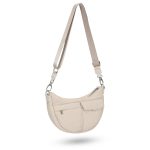 umhängetasche beige