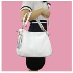 weiße handtasche
