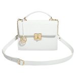 weiße handtasche